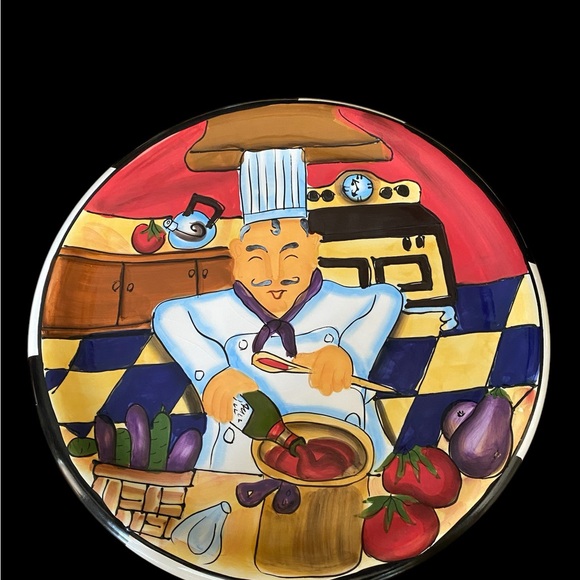 Decorative plate. NO CHIPS OR CRACKS - Picture 4 of 5